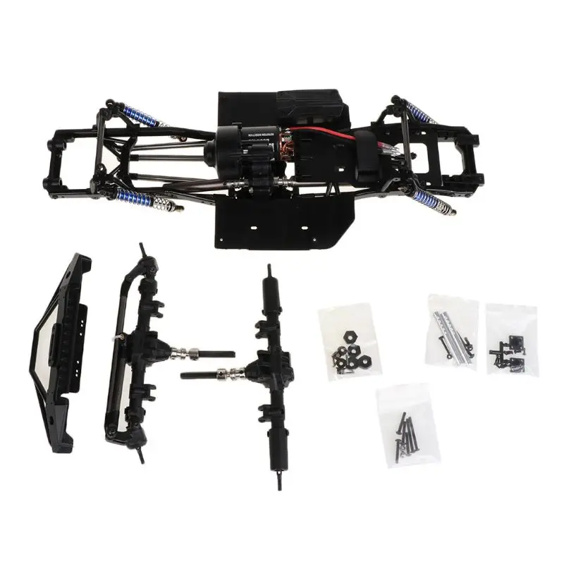 

313mm 12.3inch Wheelbase Assembled Frame Chassis for 1/10 RC Crawler Car SCX10 SCX10 II 90046 90047