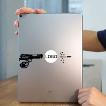 Humor пистолет стрельба Ноутбук наклейка для Apple iPad наклейка Air/1/2/3/4/мини поверхность книга планшет PC кожа ноутбук стикер