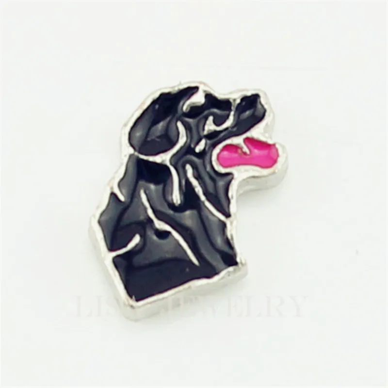 Black Said Steve mastiffs собаки плавающие амулеты для живого медальона 10 шт./лот|floating charms|dog