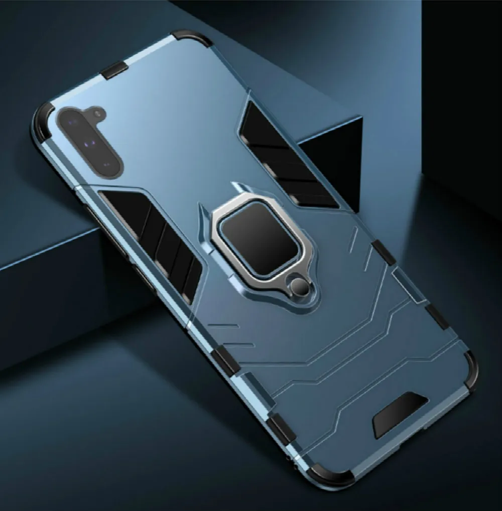 

FOR Samsung Galaxy Note 10 Finger Ring bracket car magnetic phone case anti-fall FOR Samsung Galaxy Note 10 9 Armor case