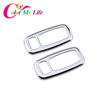 

Color My Life 2Pcs Car Interior Sun Visor Makeup Lights Decorative Cover Trim Sticker For Kia Sportage R Sportager 2012 - 2015