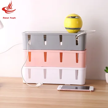 

1pc Plastic Power Strip Cord Socket Storage Box Electric Wire Storage Organizer Cable Collect Cases Power Strip Cord Storage Box