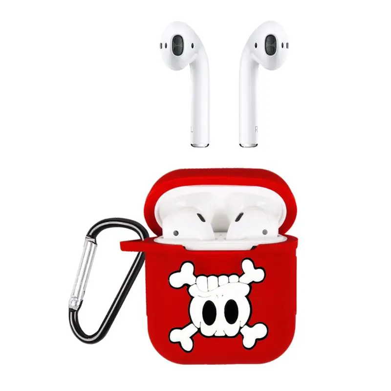 

Fashion Halloween Theme Soft Silicone Shockproof Case Skin Protective Cover for Airpods 1/2 Charging Box