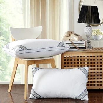 

Luxury Feather Velvet pillow size 48x74cm,100% cotton bedding pillow,filling of 100% Feather Velvet sleeping pillow bedding