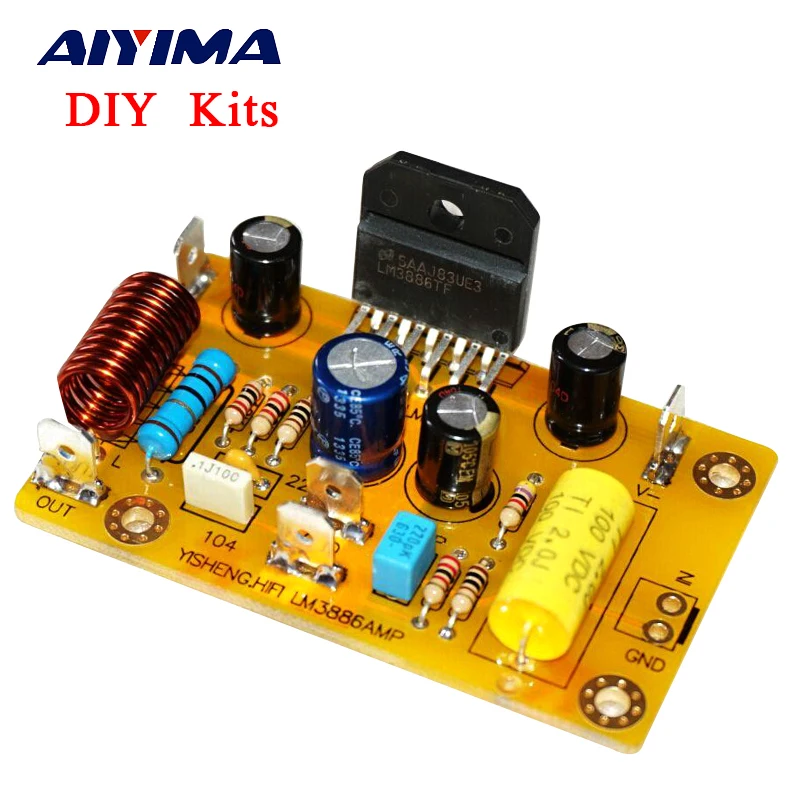 Aiyima LM3886 Mono Amplifier Board Amp Support Parallel DIY KITS 60Win