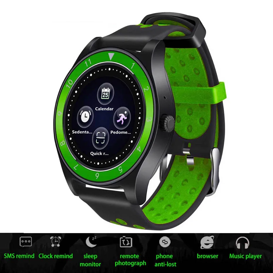 

Sport Watch Bluetooth 4.0 With Sleep Monitor Smart Watch Men for Android iOS Waterproof Sedentary Reminder Smart Bracelet