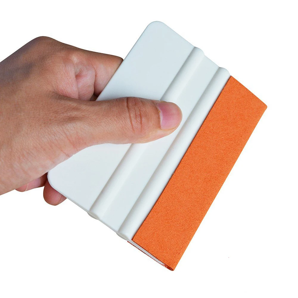 EHDIS White Soft Suede Felt Edge Squeegee Vinyl Film Wrapping Car Cleaning Plastic Scraper Covering Wall Paper Window Tints Tool