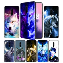 Wolf painting Soft Black Silicone Case Cover for OnePlus 6 6T 7 Pro 5G Ultra-thin TPU Phone Back Protective
