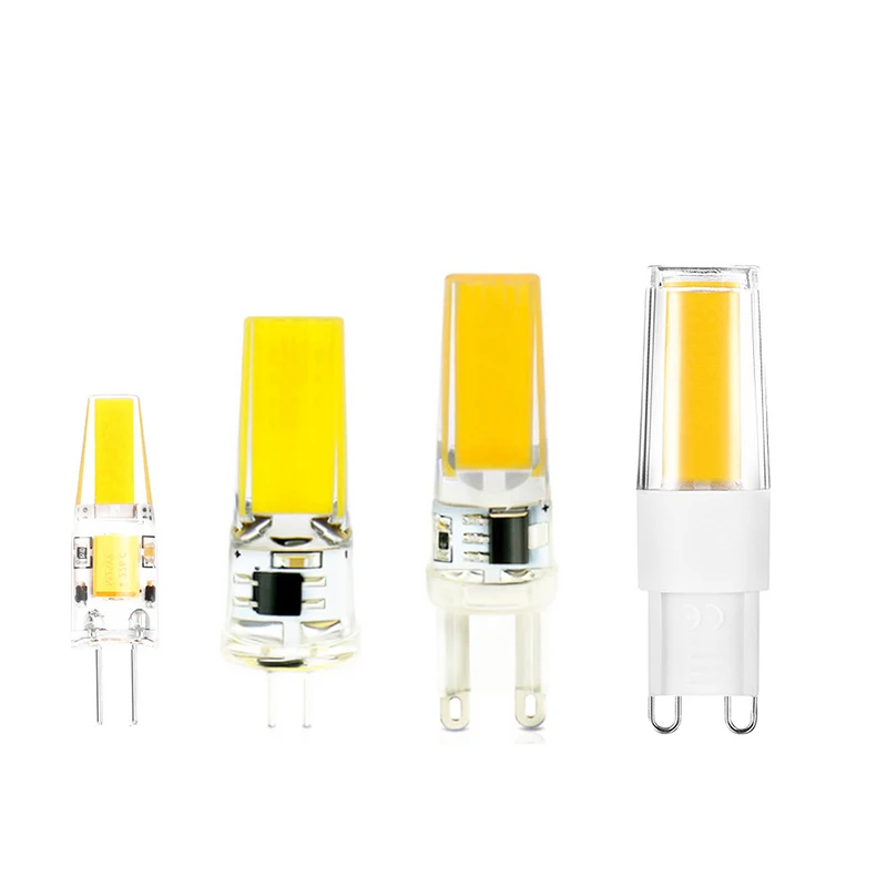 

Replace 10W 20W 35W 50W Halogen LED Bulb G4 G9 Base 1PCS/lot High quality COB LED 360 Beam Angle Bombillas Chandelier Lights