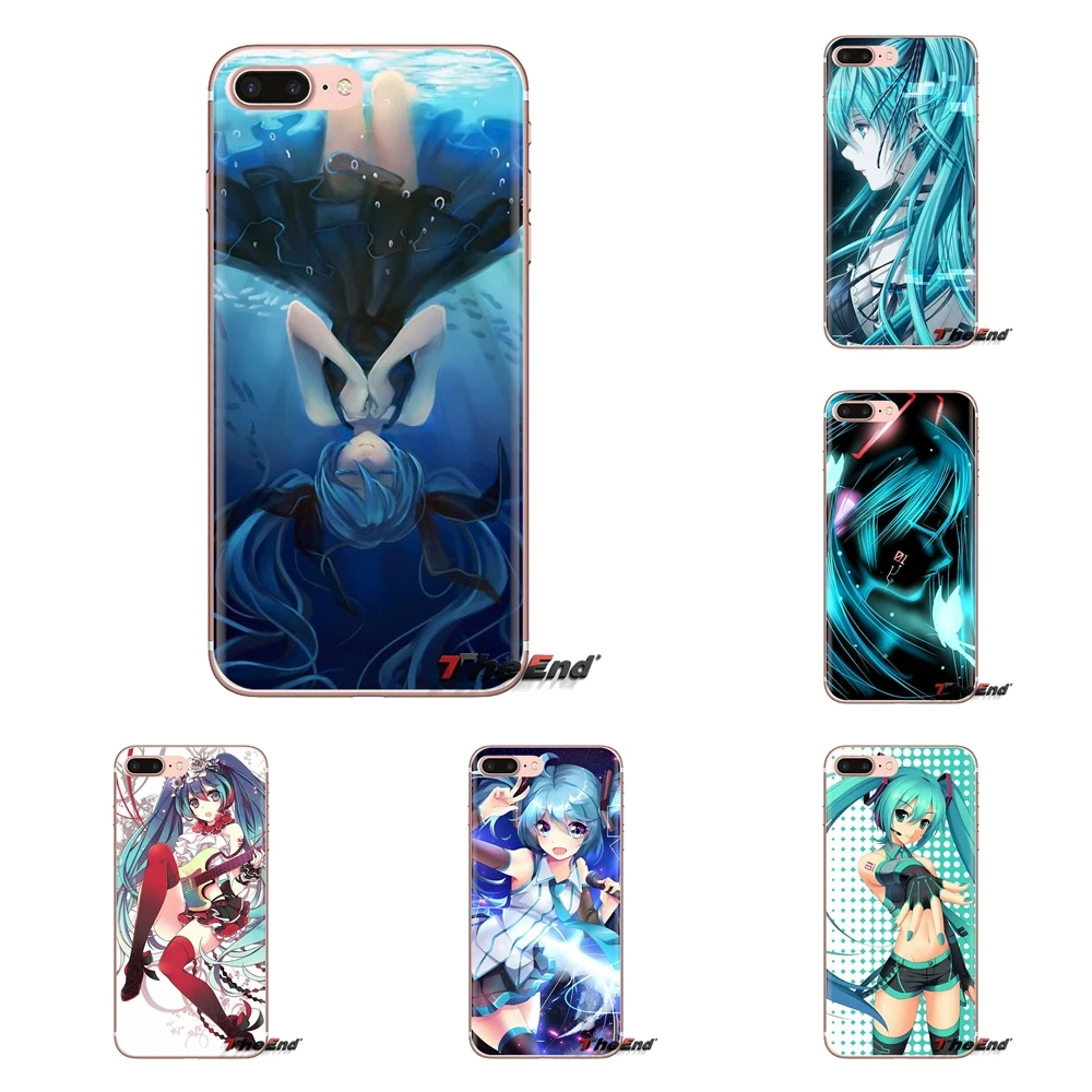 Мягкий прозрачный чехол чехлы Аниме Dakimakura Hatsune Miku для iPod Touch Apple iPhone 4 4s 5 5S SE 5C 6 S 7 8 X