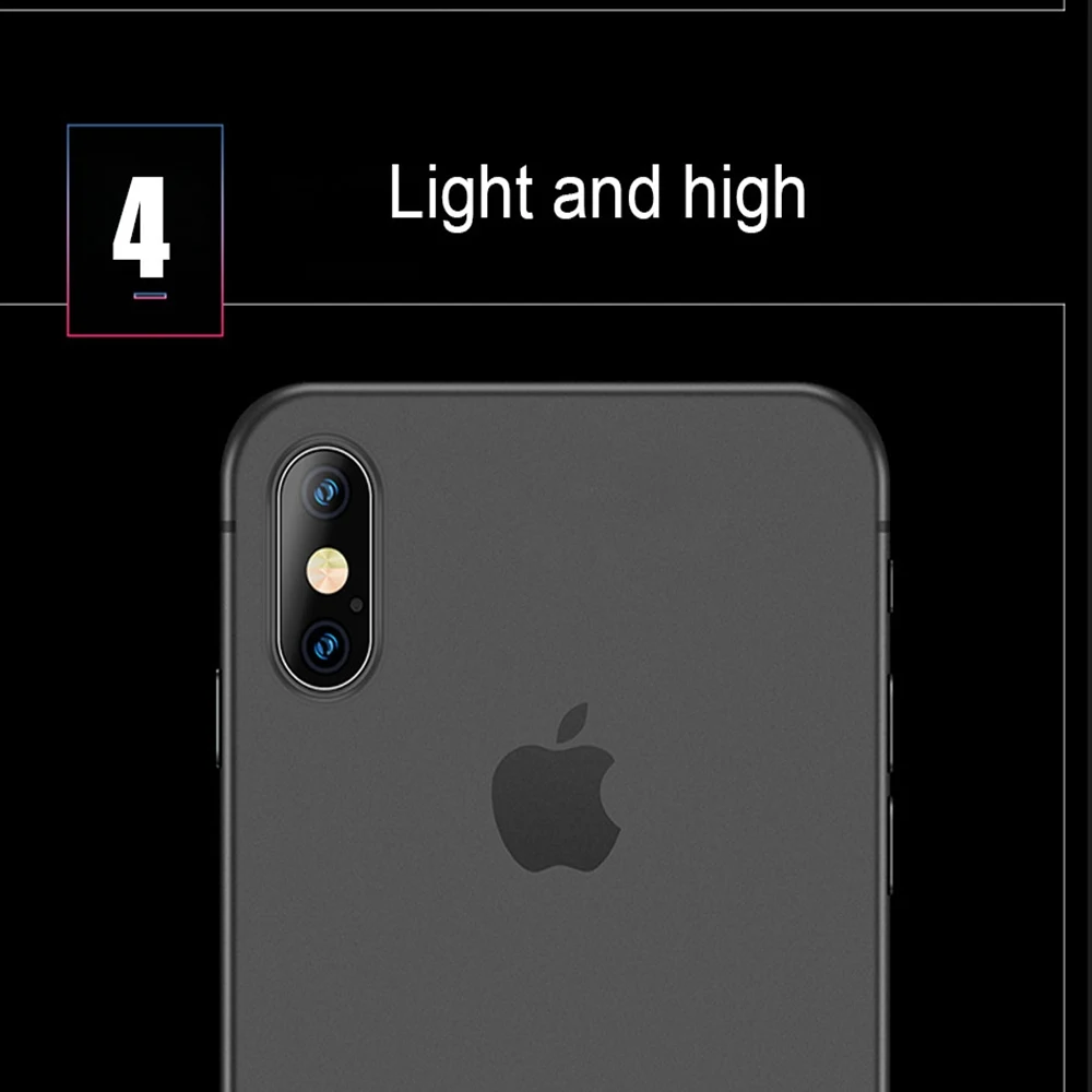 FLOVEME ультра тонкий матовый PP чехол для телефона для iPhone 7 XR XS Max XS X 0,38 мм ультра тонкий чехол для iPhone 7 8 Plus противоударный чехол