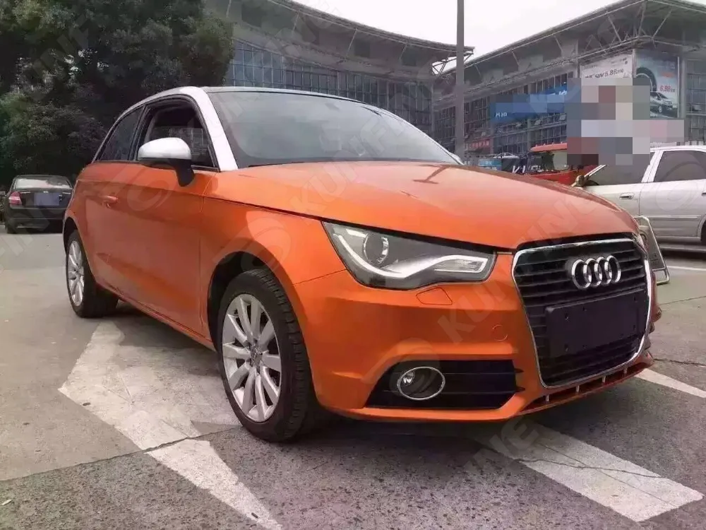 Aurora Orange Car Vinyl film 4