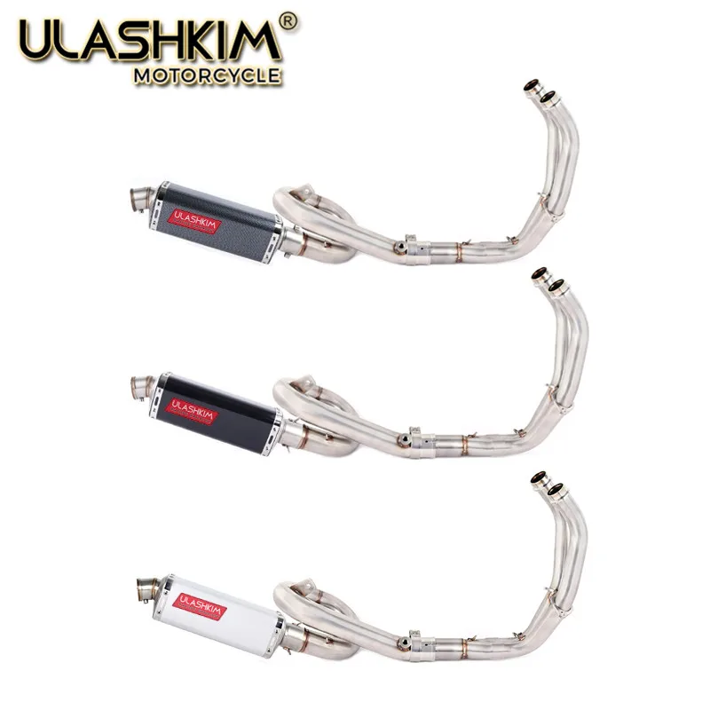 

Motorcycle Exhaust Front Pipe Muffler Full System Slip On For Yamaha FZ-07 MT-07 FZ07 MT07 2014-2017 XSR700 2016-2017