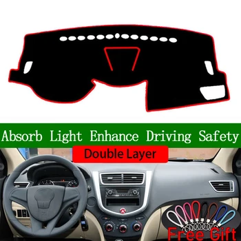

Double Layer Car Stickers For JAC heyue A30 2013 2014 2015 2016 Dashboard Cover Car Accessories Interior Anti-UV Car Decals