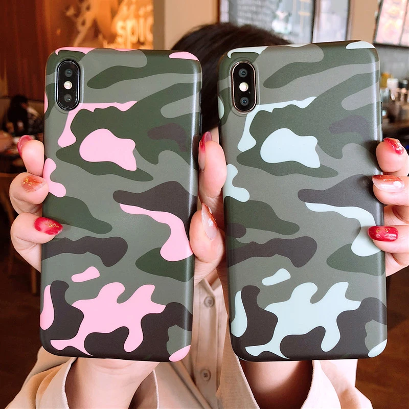 Cool Army Camo Camouflage Phone Cases For iPhone XS MAx XR XS For