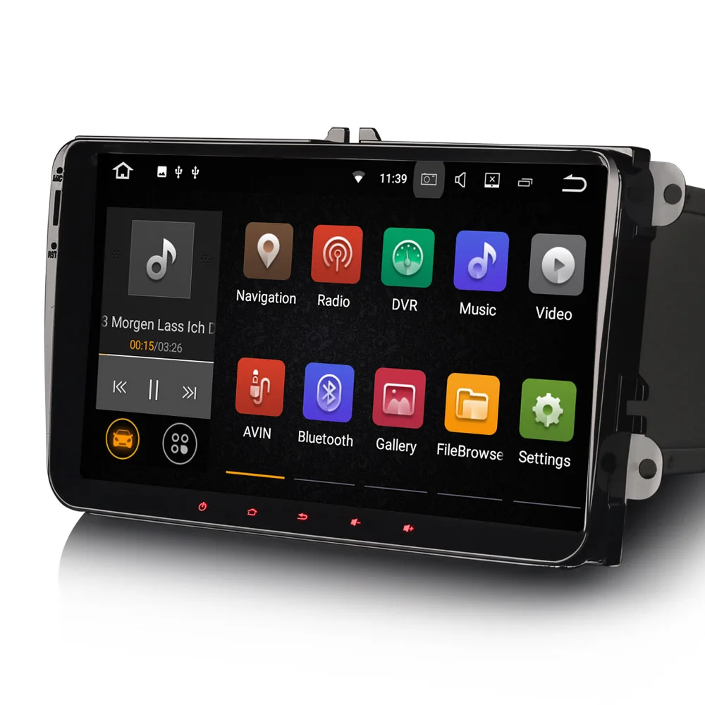 9" Android 7.1.2 OS Car Navigation GPS Radio for Volkswagen EOS 2006