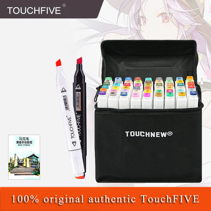 

TouchFIVE Art Marker 80 Colors Drawing Marker Animation Sketch Markers Set For Artist Manga cohol Based Marker Brush supplies
