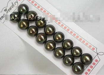 

FREE shipping> >>>wholesale 8pairs 12mm peacock Black pearls Earrings