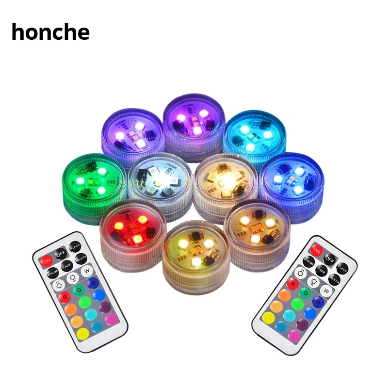 

12pcs Submersible Led Lights,Underwater Waterproof Bath Light with Remote Control for Hot Tub Home Decorations Mood Lighting