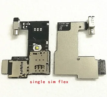 

100pcs For Motorola for Moto G2 XT1068 XT1069 G 2nd SIM Card+Micro SD Memory Slot Tray Holder Reader Flex Cable Board