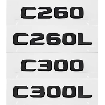 

Automoblie Styling Plastic Rear Emblem Black Sticker for Mercedes Benz C260 C260L C300 C300L C320 C320L C350 C500 W204 W164 W211