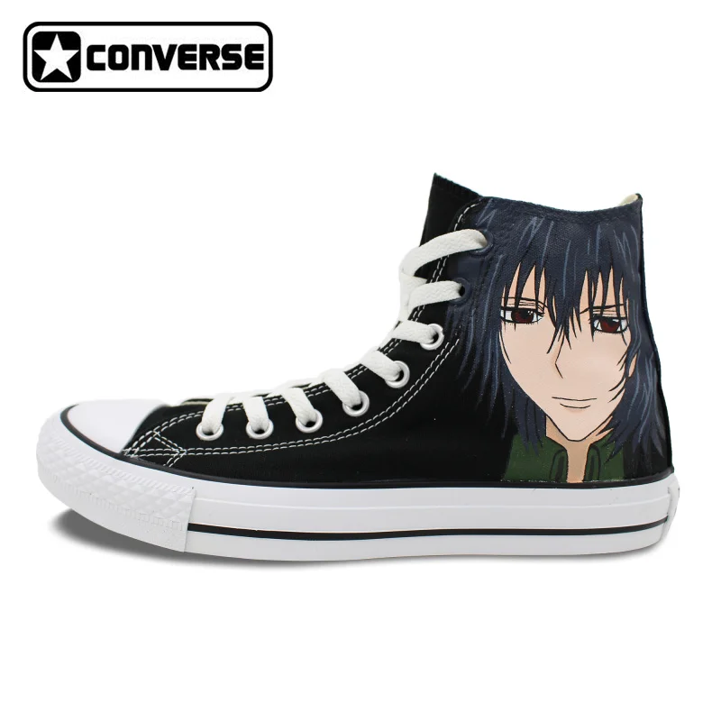 Prix pour Anime Chaussures Femmes Hommes Converse All Star Vampire Knight Kaname Kuran Ambre Design Peint À La Main Toile Chaussures Noir Sneakers Prix pour Anime Chaussures Femmes Hommes Converse All Star Vampire Knight Kaname Kuran Ambre Design Peint À La Main Toile Chaussures Noir Sneakers
