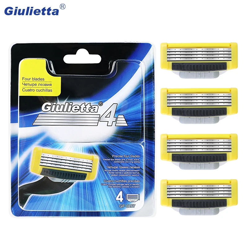 4 Layers Pro Men's Shaving Razor Blades Sharp Shaving Razors Face Care Safety 4 Blades For Face