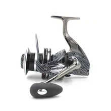 13BB#9000#10000 длинностворчатая спиннинговая Рыболовная катушка из металлического сплава, большая рыболовная снасть, алюминиевые предварительно загружаемые рыболовные катушки