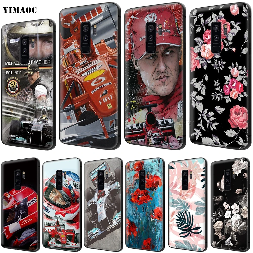 

YIMAOC Michael Schumacher Soft Silicone Case for Samsung Galaxy S6 S7 Edge S8 S9 Plus A3 A5 A6 Note 8 9