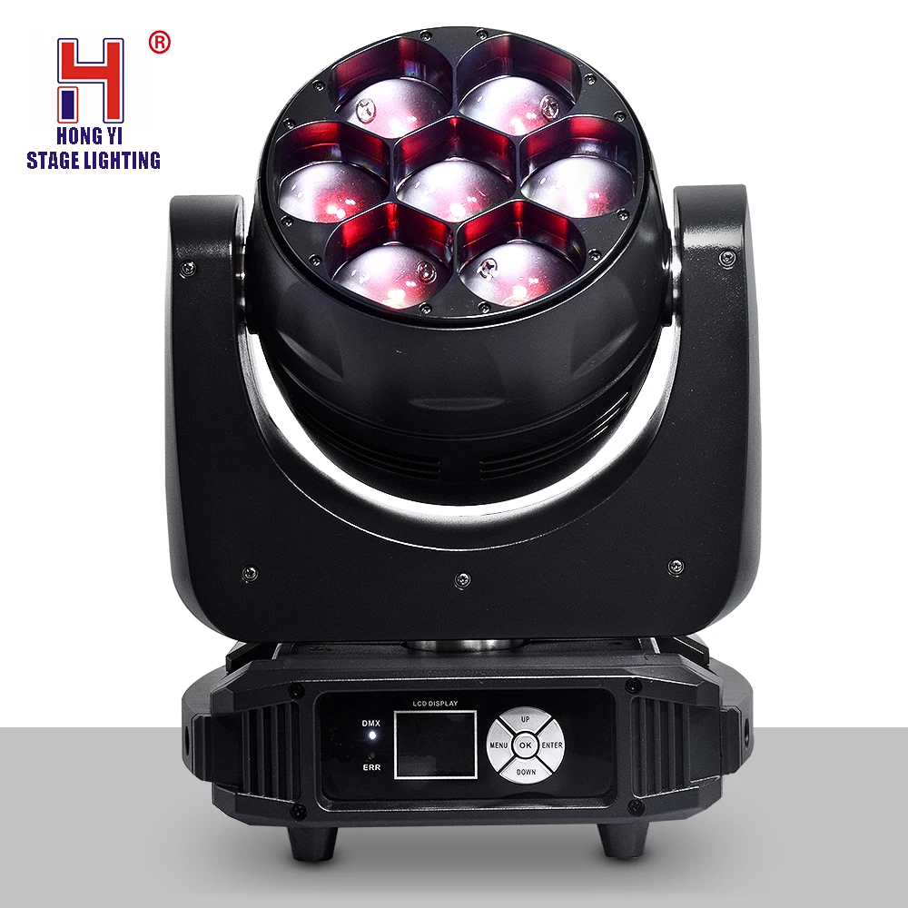 

RGBW 4IN1 LED Mixing Color DMX512 Zoom Led Moving Head Light Moving Head Wash Beam Effect Light