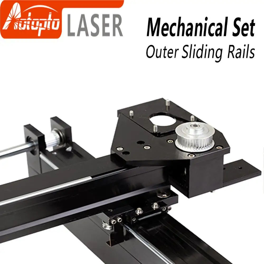 Mechanical Parts Set 500*300mm Outer Sliding Rails Kits Spare Parts for DIY 5030 CO2 Laser Engraving Cutting Machine