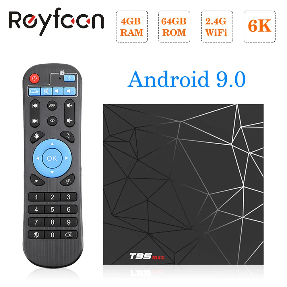 T95 ماكس الروبوت 9.0 التلفزيون مربع 4 GB 64 GB Allwinner H6 رباعية النواة 6 K H.265 USD3.0 Wifi HDR دعم جوجل لاعب يوتيوب مربع التلفزيون الذكية T95 ماكس الروبوت 9.0 التلفزيون مربع 4 GB 64 GB Allwinner H6 رباعية النواة 6 K H.265 USD3.0 Wifi HDR دعم جوجل لاعب يوتيوب مربع التلفزيون الذكية