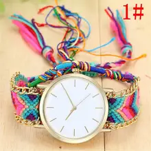 Relojes de ocio de moda para mujer, pulsera de cuarzo elegante informal para mujer, reloj Vintage hecho a mano Vansvar, reloj blanco de amistad, 40P