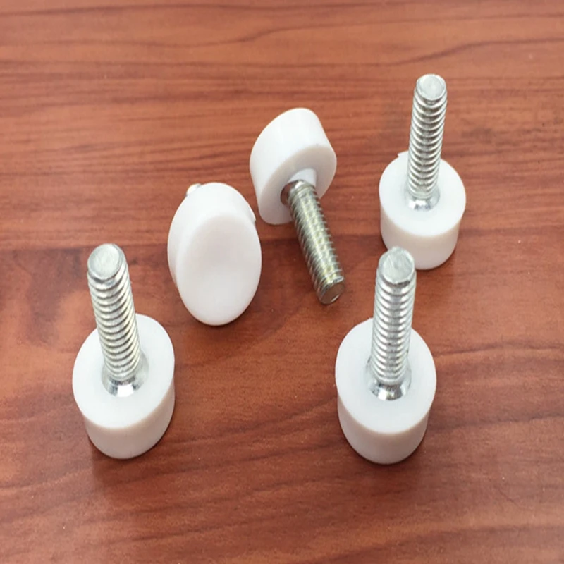 Small Adjustable Feet Chair Foot Adjust Foot Screw Pad Foot Nail White Black Furniture
