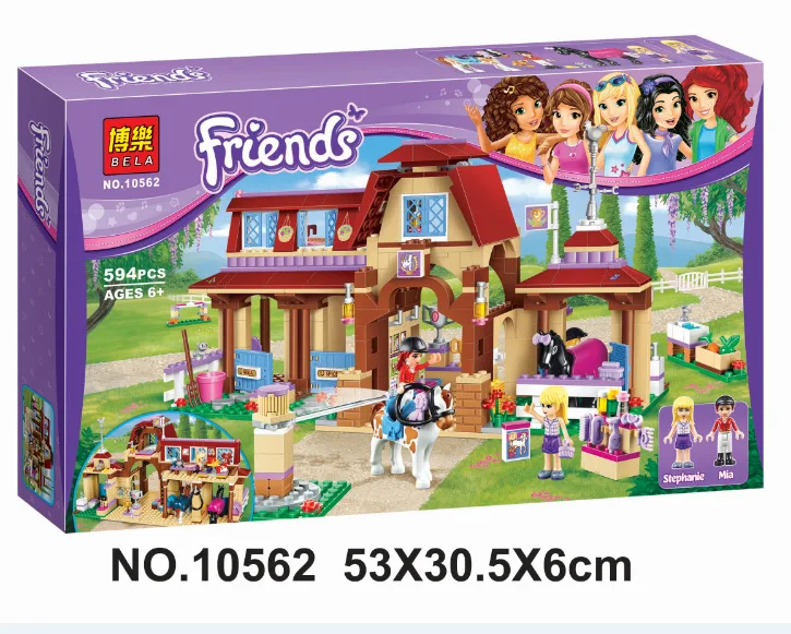 ФОТО 2017 BELA 10562 Friends 594Pcs Heartlake Mia House Pet Show Model Building Blocks Kit Bricks Educational Toys With Lepin Gifts
