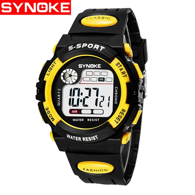 Synoke Children Students Sports Watches Fashion LED Wrist Digital Watch Boys Gir Synoke Children Students Sports Watches Fashion LED Wrist Digital Watch Boys Gir