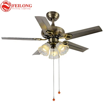 

Iron brown blades super cool ceiling fan light 4201-blz indoor ceiling fan with light kit