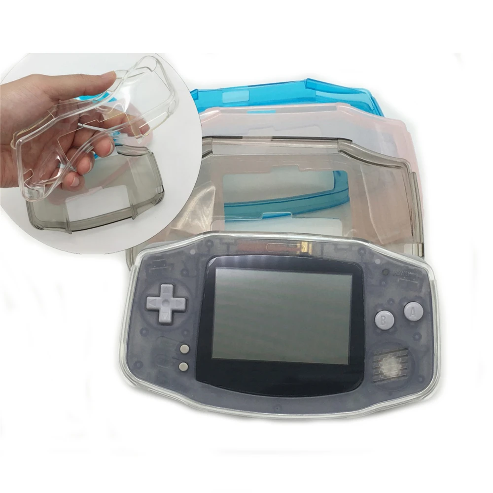 

Soft TPU Transparent Shell Protective Case For Nintend GBA For GameBoy Advance Console Replacement Clear Case Cover