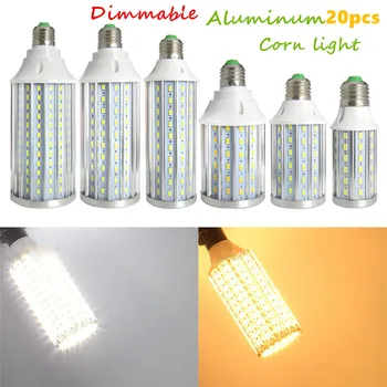 

20Pcs Dimmable 15W 20W 25W 30W 35W40W 60W E27 E14 E40 B22 LED lamp Corn light 5730SMD 85V-265V Aluminum Cooling High Power Bulb