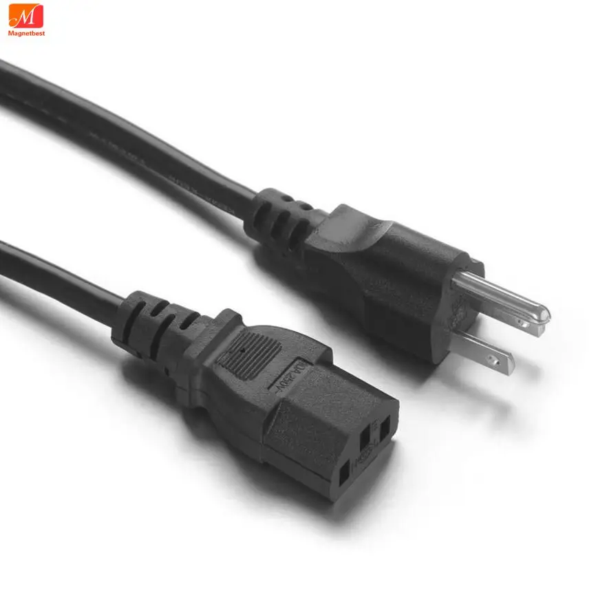10 шт. 1.5 м AC Мощность штекер кабеля для компьютера Мониторы CEE 7/7 до iec 60320 c13 ЕС и США великобритания АС Plug 5ft