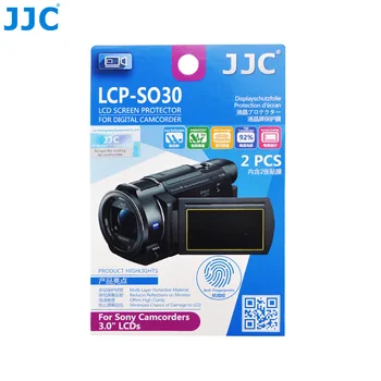

JJC Camcorder LCD Guard Film Video 2.7" 3.0" 3.5" Screen Protector for Sony