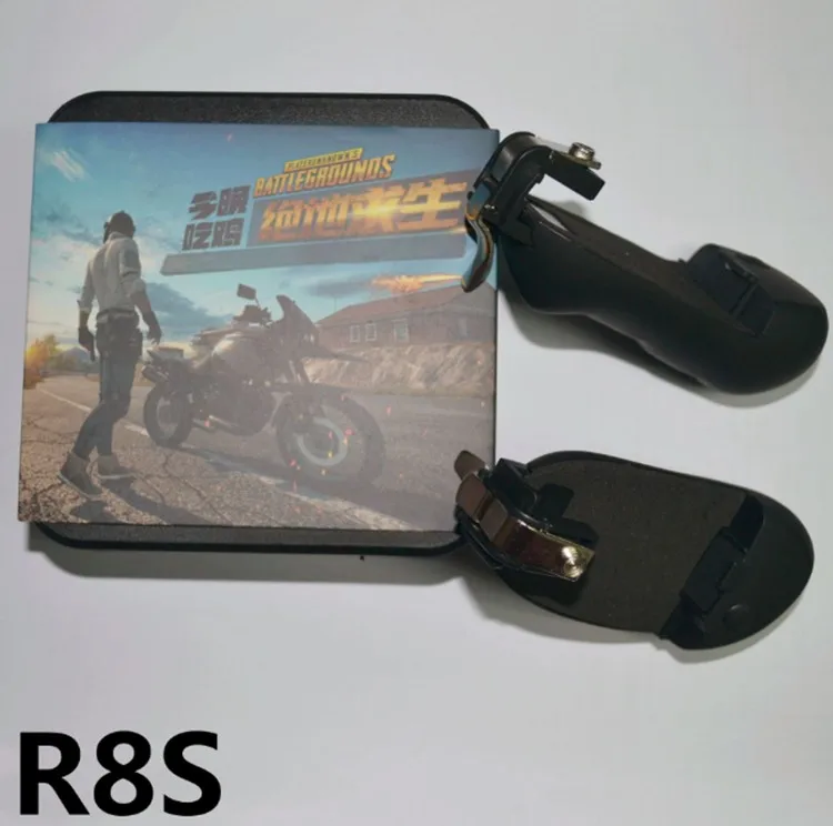 R8S Joystick Handle Grip  With L1R1 Gaming Triggers Fire Shooting Button Aim Key for Smartphone Mobile Phone