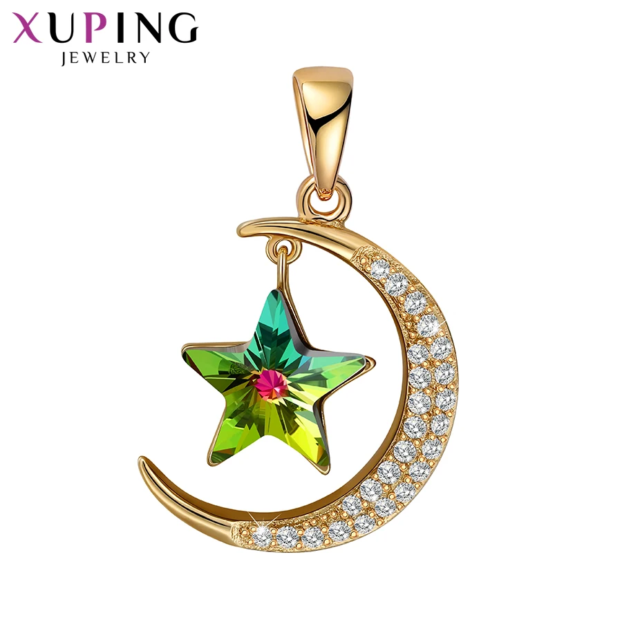 Подвески в форме звезды Xuping из кристаллов Swarovski изысканные ювелирные изделия вечерние подарки на день святого Валентина для дам M3/M4/M7/-30198