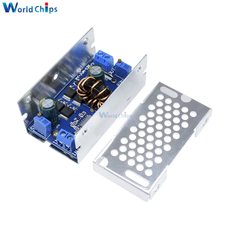 

12A 200W Adjustable DC-DC Step Down Converter Buck Power Module 4V-32V to 1.2V-32V Synchronous Rectifier Buck Module