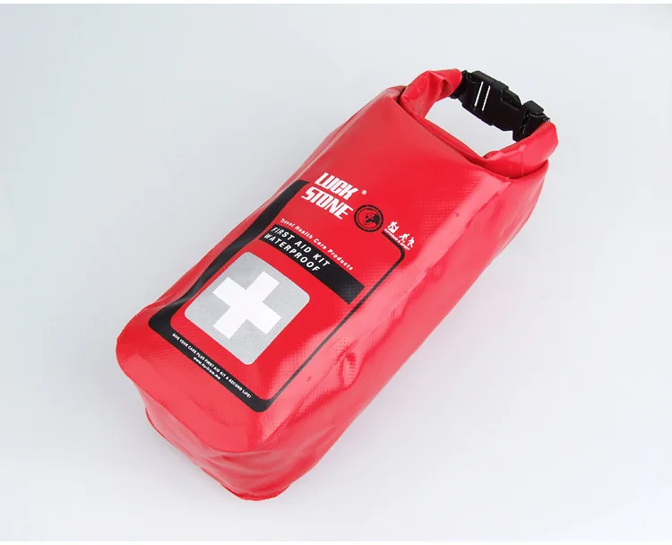 Kit de emergencia bolsa impermeable Primeros Auxilios al aire libre Mini bolsa de almacenamiento médico para Camping viaje producto de cuidado de la salud Material de PVC