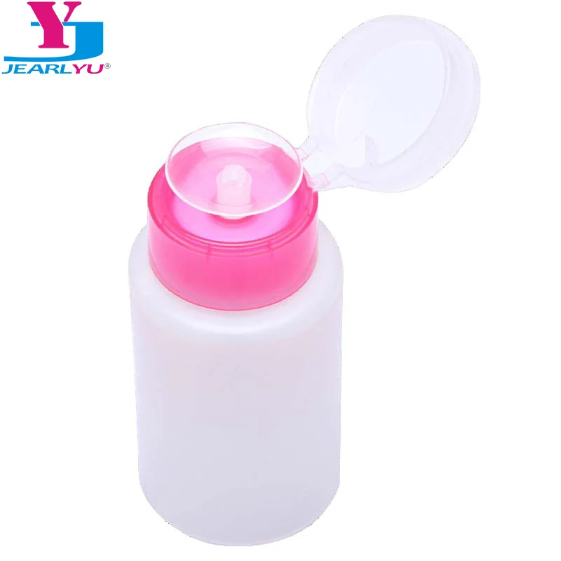 1 Pc Portable Press Empty Refillable Bottle 150ML Liquid Alcohol Pump UV Gel Nail Polish Cleaner Acetone Water Remover Dispenser vissko portable aroma diffuser usb humidifier 150ml essential oil diffuser led light cold maker sprayer for yoga bedroom office