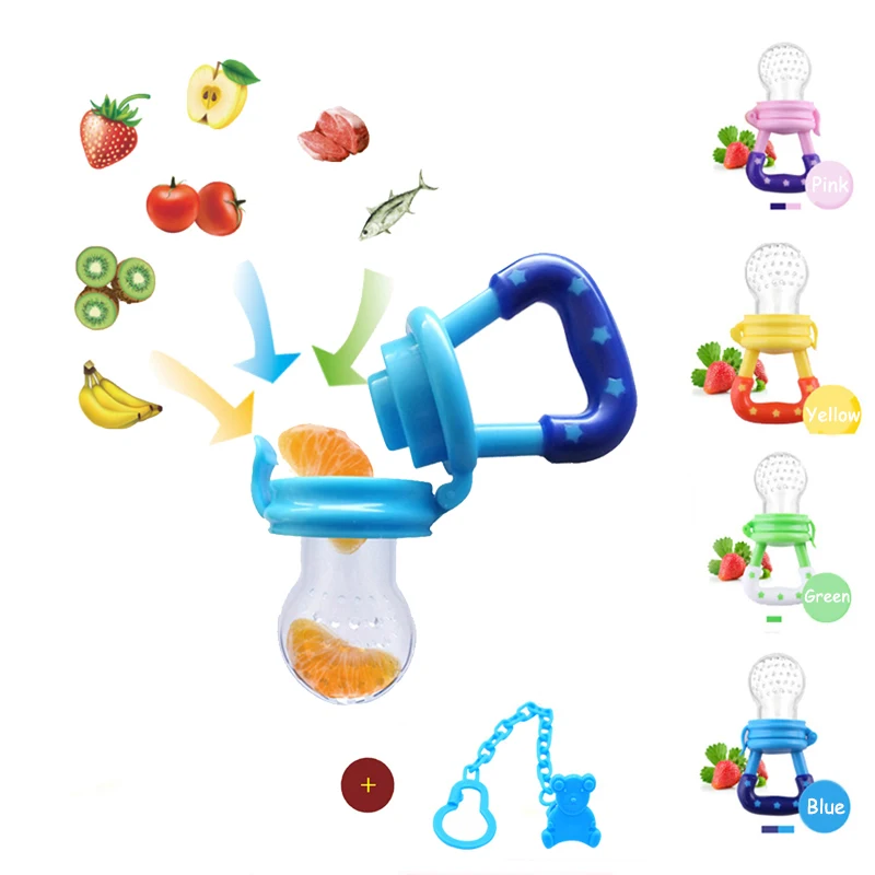 1pc Baby Fresh Food Milk Nibbler Feeder Pacifier Bottles Mordedor Bite