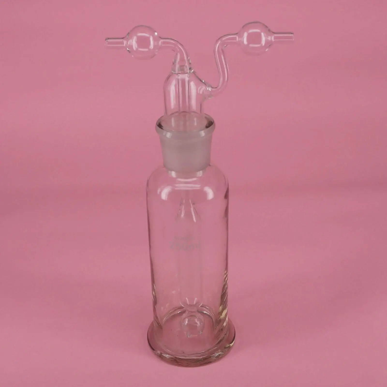 

250ml Monteggia Gas Washing Bottle Glass Porous Lab Chemistry Laborotary