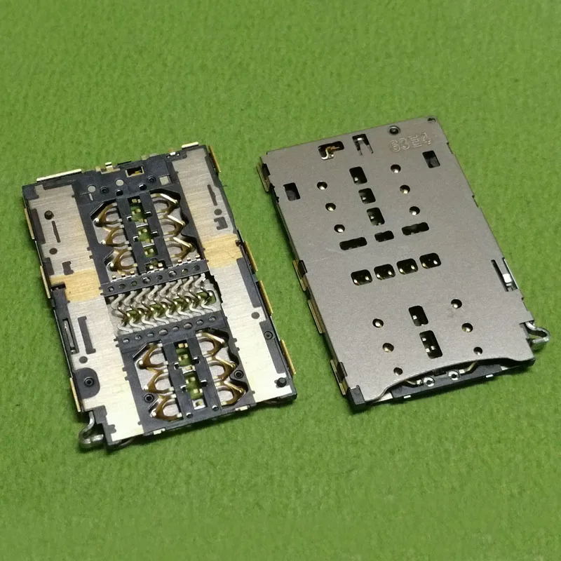 

2pcs sim card reader slot tray holder connector socket For Huawei P20 lite Nova 3E Nova3e ANE-AL10 nova3i nova 3i memory SD