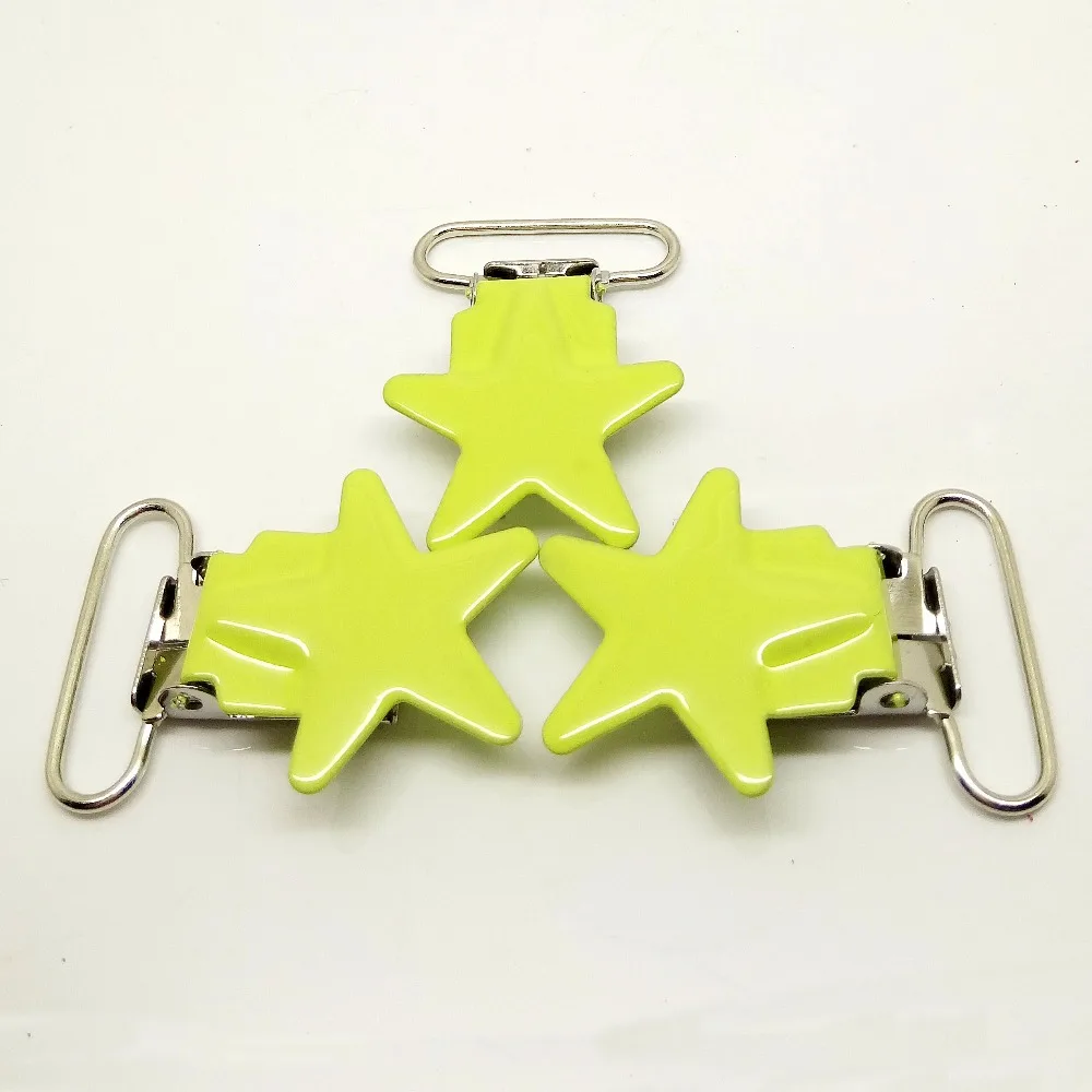 Зажимы на подтяжках Lime star 100 шт соска зажимы металлическая Глянцевая